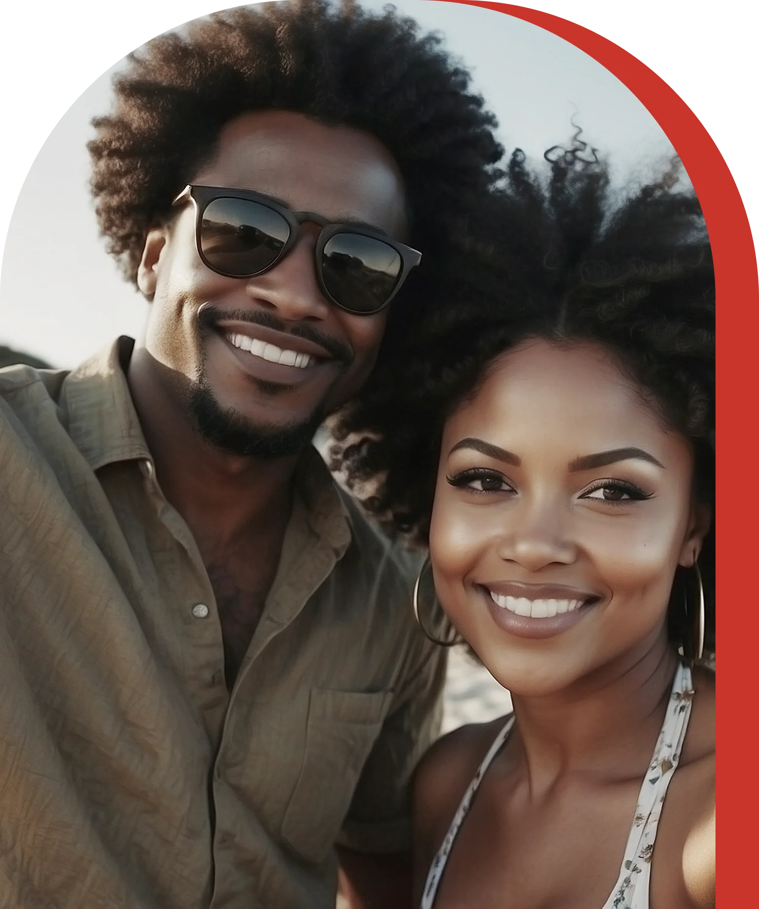 Image of a diverse group of Black individuals engaging with a dating app, symbolizing connection in black online dating.